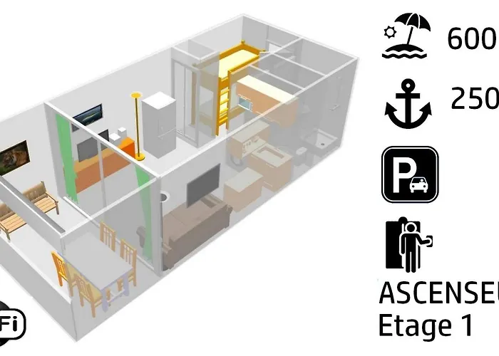 Proche Port Et Plages, Au Calme Appartement